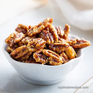 Candied Pecans Recipe: Oven Baked for 16 Servings