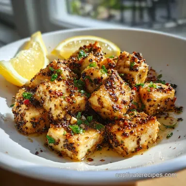 Baked Lemon Pepper Tofu for 4 Servings