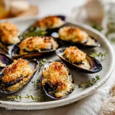 Japanese Baked Dynamite Mussels in 18 Minutes