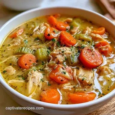 Easy Autumn Chicken Soup: One-Pot Recipe Card