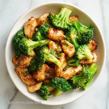 Chicken and Broccoli Stir Fry for 4 Servings