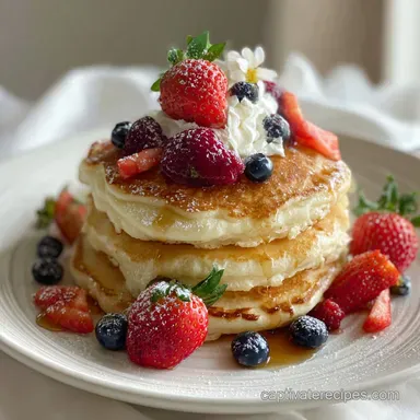 Easy Fluffy Pancake from Scratch for Beginners with Buttermilk in 25 Minutes Recipe Card