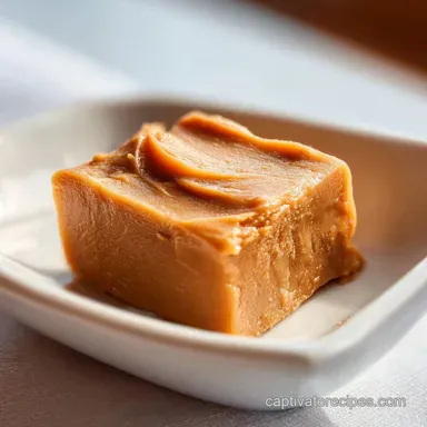 Peanut Butter Fudge in 15 Minutes: Silky and Creamy Dessert Recipe Card