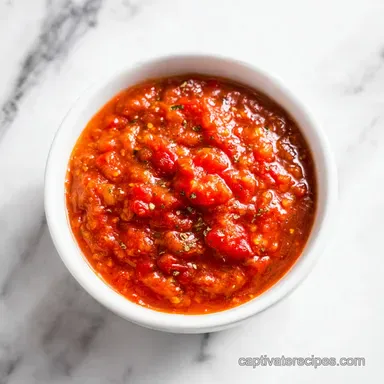 Easy Pizza Sauce in 5 Minutes for 6 Servings Recipe Card