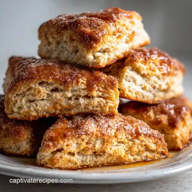 Cinnamon Sugar Scones: Crispy Baked in 30 Minutes