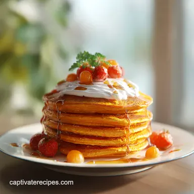 Fluffy Pumpkin Pancakes for 4 Servings