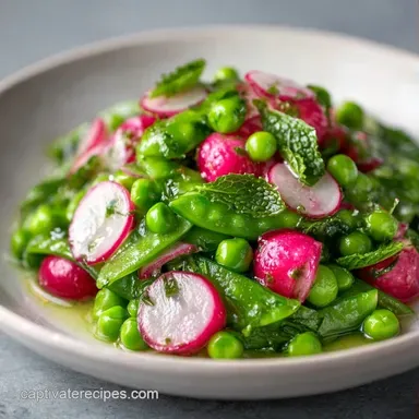 Fresh Green Pea Salad in 19 Minutes Recipe Card