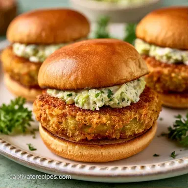 Fried Green Tomato Sliders in 30 Minutes Recipe Card