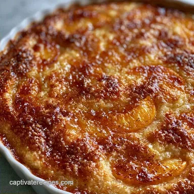 Frozen Peach Cobbler for 6 Servings