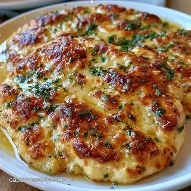 Garlic Herb Flatbread Pizza in 15 Minutes