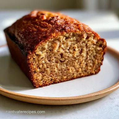 Protein Banana Bread with Greek Yogurt Recipe Card