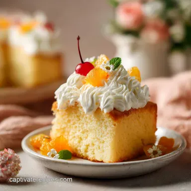 Irresistible Heavenly White Snack Cake: Silky Almond Crumb Recipe Card