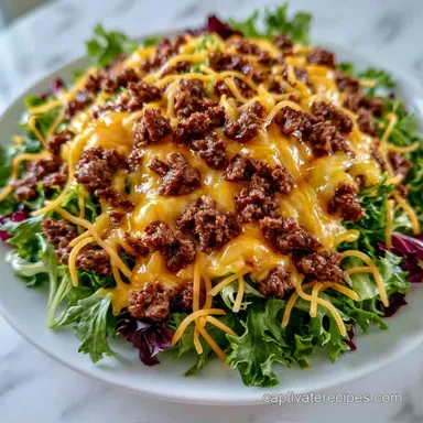 Burger Bowls in 30 Minutes Recipe Card