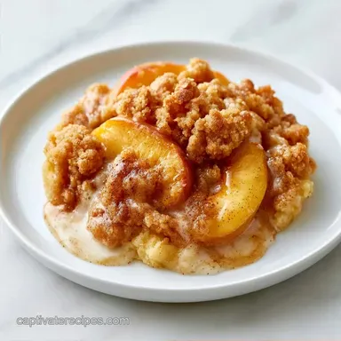 Peach Cobbler with Fresh Peaches