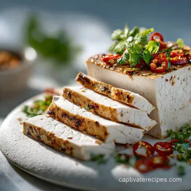 Tofu Deli Meat: Pan-Seared for Sandwiches Recipe Card