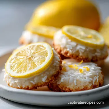Lemon Coconut Protein Balls: No-Bake Prep Recipe Card