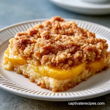Lemon Juice Peach Cobbler in 1 Hour Recipe Card