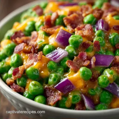 Light Pea Salad Recipe in 15 Minutes