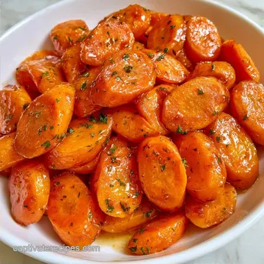 Maple Glazed Carrots for 4 Servings