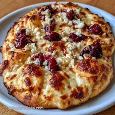 Mediterranean Flatbread Pizza in 20 Min Recipe Card
