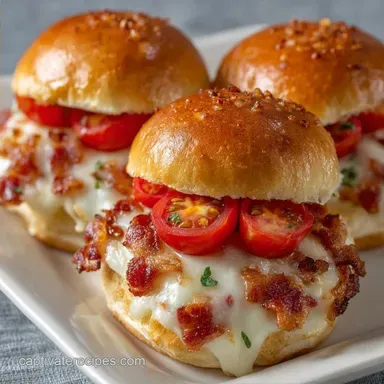 Kentucky Hot Brown Sliders for 12