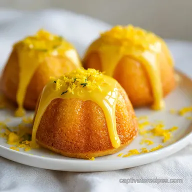 Mini Lemon Drop Cakes in 22 Minutes Recipe Card