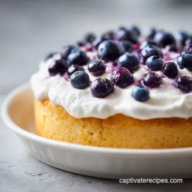 Nova Scotia Blueberry Cream Cake: Silky Recipe Card