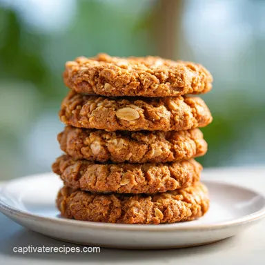 Oatmeal Peanut Butter Cookies for 24 Servings