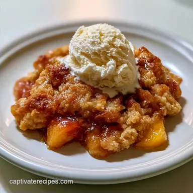 Fresh Peach Cobbler Recipe