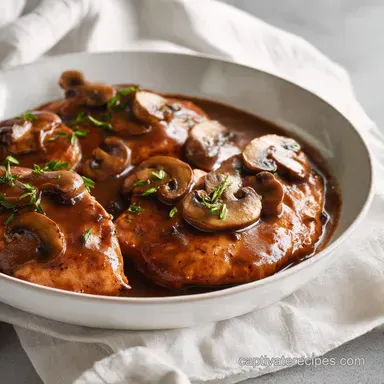 Olive Garden Chicken Marsala in 30 Min