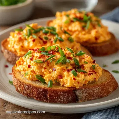 Pimento Cheese Crostini in 18 Minutes
