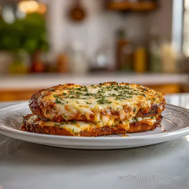 Pizza Grilled Cheese 2 in 20 Minutes with Garlic Parmesan Crust Recipe Card