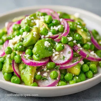 Plant Based Pea Salad in 22 Minutes Recipe Card