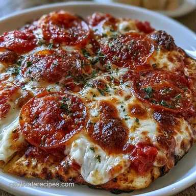 Pre Cooked Flatbread Pizza in 20 Minutes Recipe Card