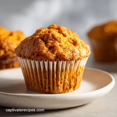Pumpkin Cream Cheese Muffins: Silky Swirl Recipe Card