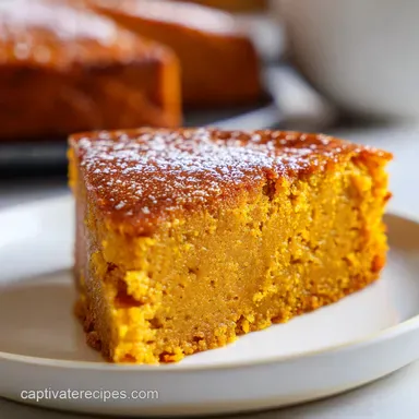 Pumpkin Dump Cake for 24 Servings Recipe Card