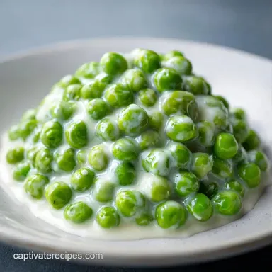 Quick Creamy Pea Salad in 40 Minutes Recipe Card