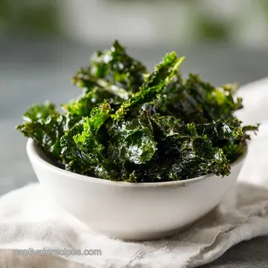 Kale Chips Recipe with Sea Salt and Nutritional Yeast