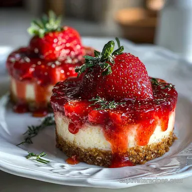 simple nobake strawberry cheesecake recipe - Ready in 30 Min