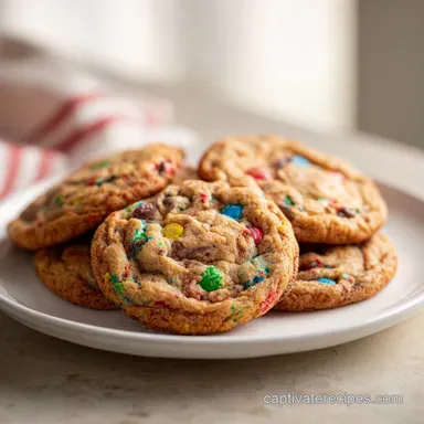 Soft Baked M&M Cookies for 24 Servings