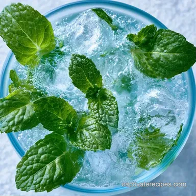 Sparkling Mint Julep for 2 Servings Recipe Card