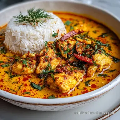 Sri Lankan Fish Curry with Coconut Milk Ready in 30 Min
