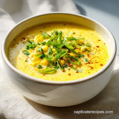 Sweet Corn Miso Chowder with Coconut Milk