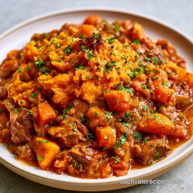 Sweet Potato Shepherds Pie for 6 Servings Recipe Card
