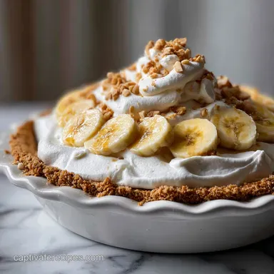 Vegan Banana Cream Pie with Silky Tofu Filling