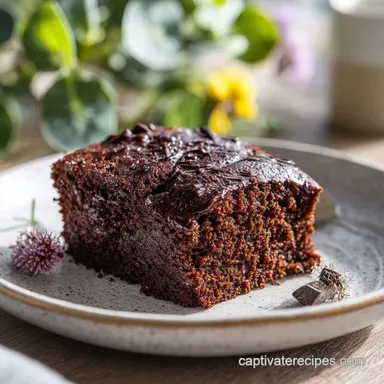 Banana Chocolate Cake Recipe in 45 Minutes Recipe Card