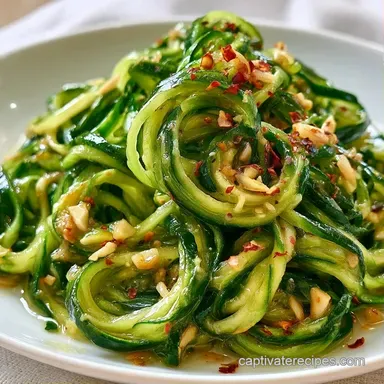 Zucchini Noodles Recipe in 15 Minutes Recipe Card