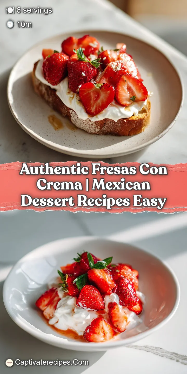 Close-up of sliced red strawberries swirled with rich, smooth crema, creating a tempting texture.