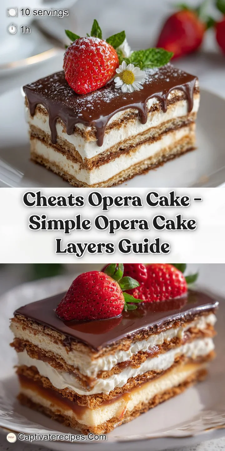 Close-up of opera cake; decadent chocolate ganache, airy filling. Contrasting textures of crispy layers and smooth chocola...