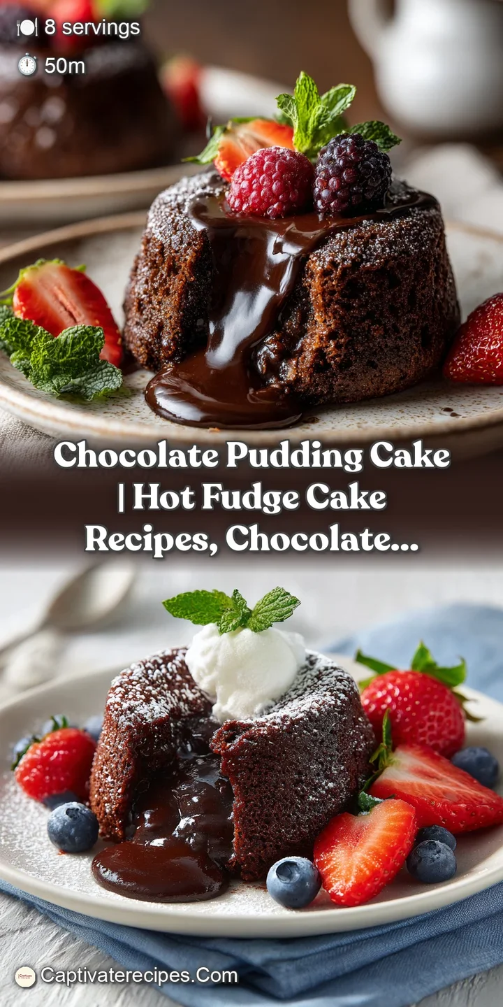 Close-up of a fork scooping into a warm, dark chocolate cake with flowing cocoa sauce.